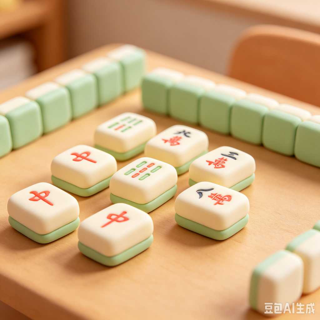 non fading mahjong tile print